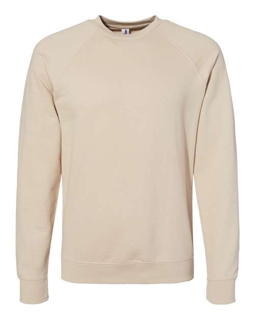 Icon Unisex Lightweight Loopback Terry Crewneck Sweatshirt - The Collegiate Lineup