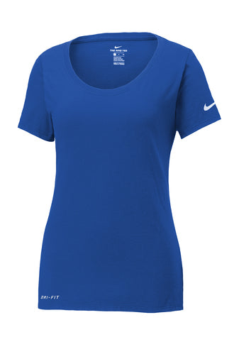 Ladies Dri-FIT Cotton/Poly Scoop Neck Tee - The Collegiate Lineup