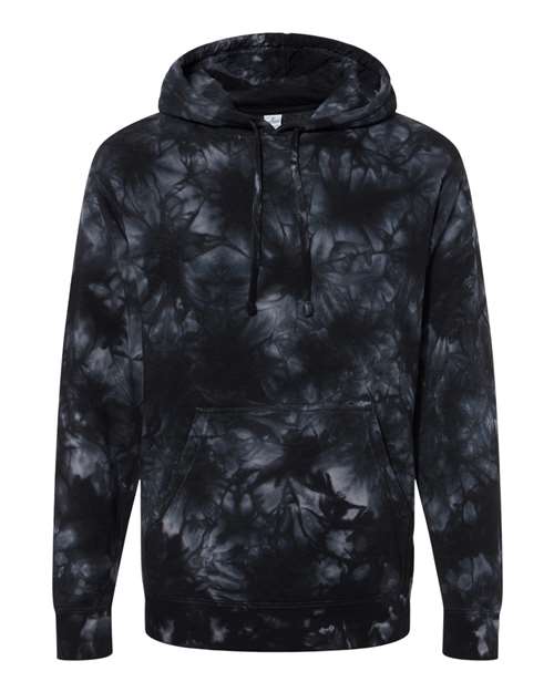 Unisex Midweight Tie-Dyed Hooded Sweatshirt