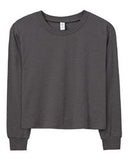 Women's Cotton Jersey Long Sleeve Crop Tee