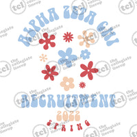 Alpha Zeta Chi Spring Recruitment 2022 Floral T-Shirt