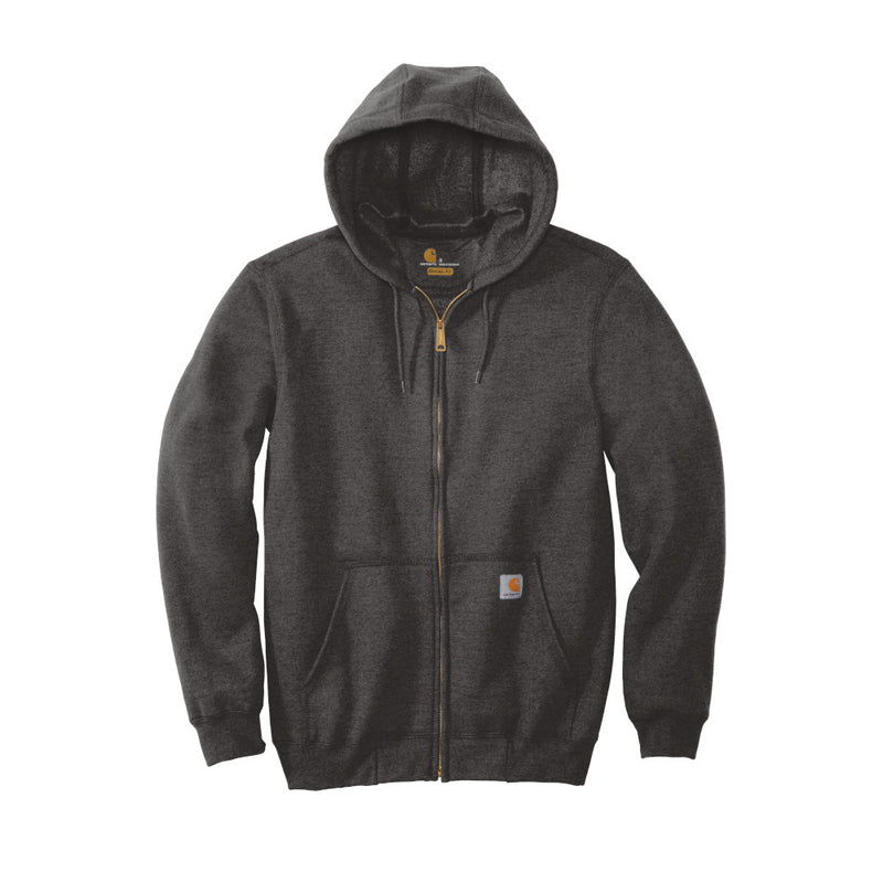 Midweight Hooded Zip-Front Sweatshirt