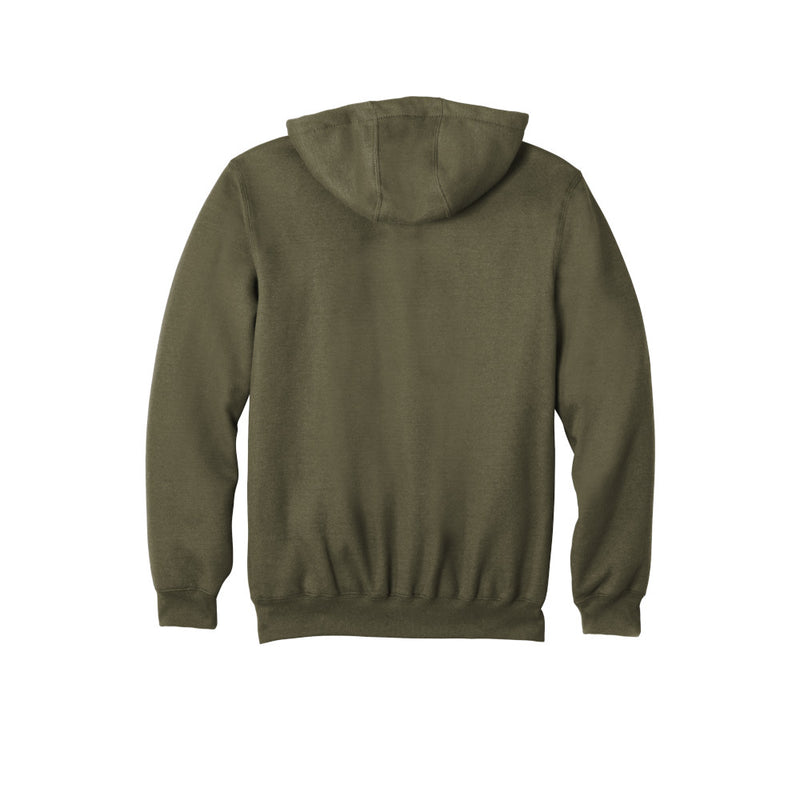 Midweight Hooded Zip-Front Sweatshirt