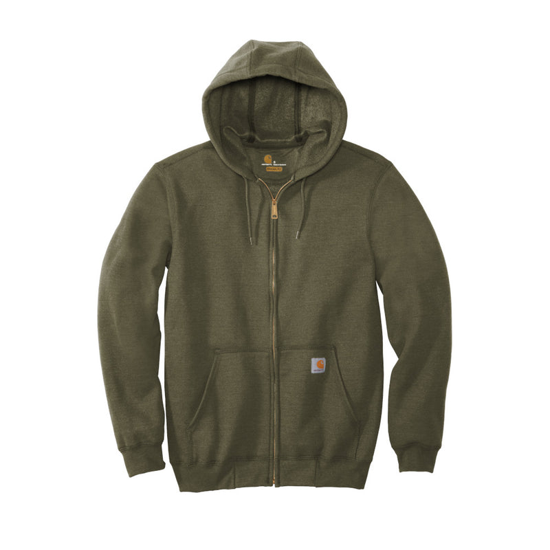 Midweight Hooded Zip-Front Sweatshirt