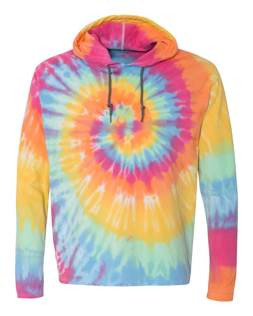 Dyenomite - Tie-Dyed Hooded Pullover T-Shirt