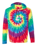 Dyenomite - Tie-Dyed Hooded Pullover T-Shirt