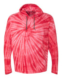 Dyenomite - Tie-Dyed Hooded Pullover T-Shirt