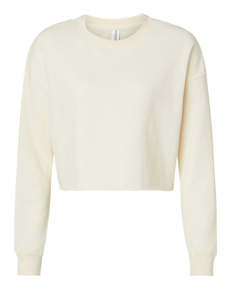 Women's Lightweight Cropped Crew Pullover