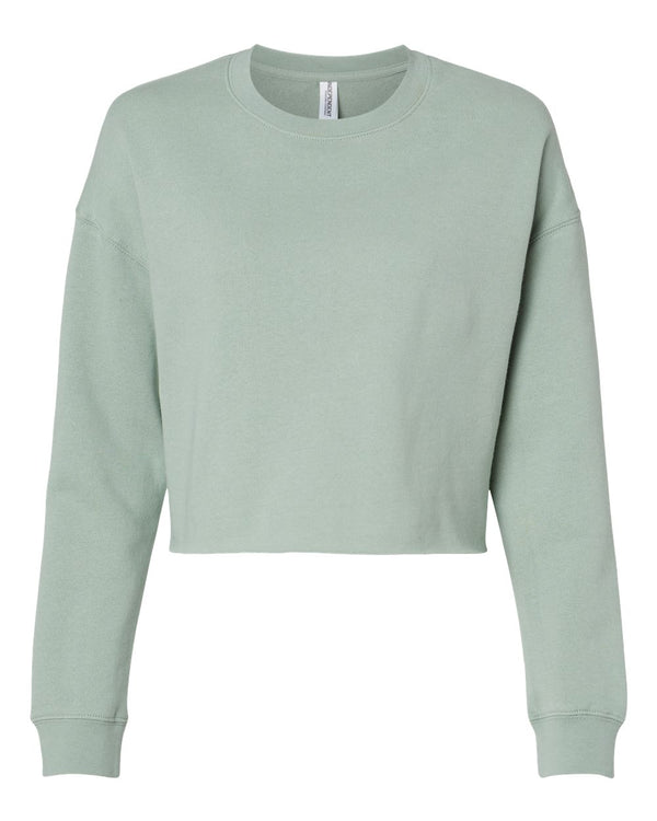 Women's Lightweight Cropped Crew Pullover