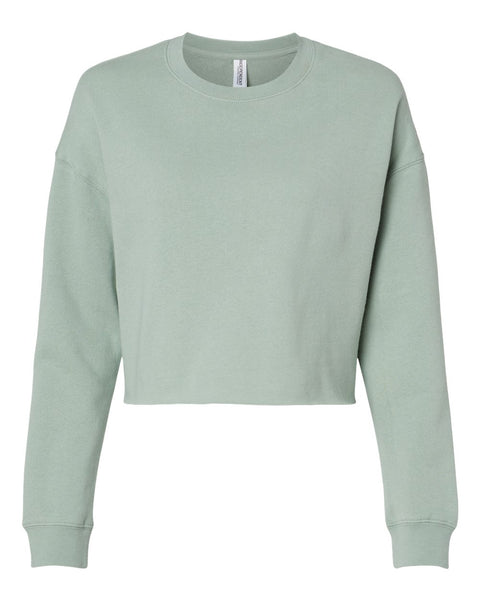 Women's Lightweight Cropped Crew Pullover