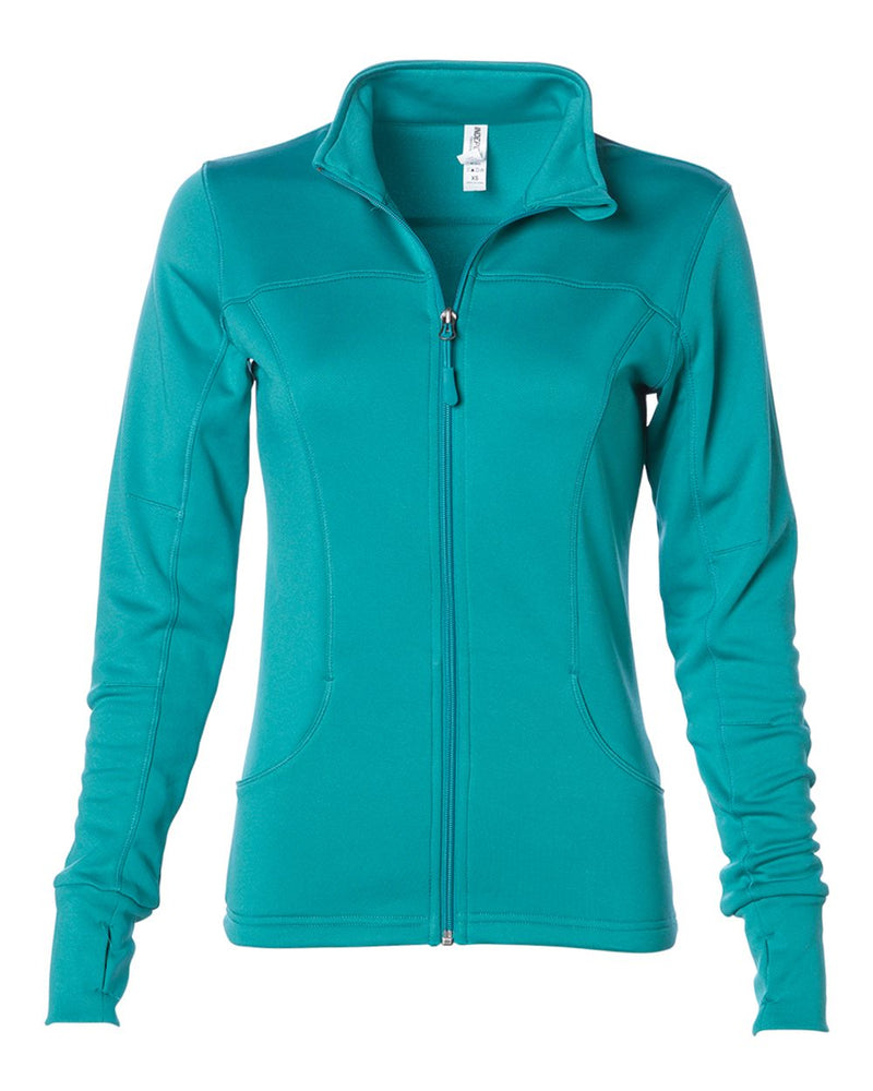 Independent Trading Co. - Women's Poly-Tech Full-Zip Track Jacket - The Collegiate Lineup