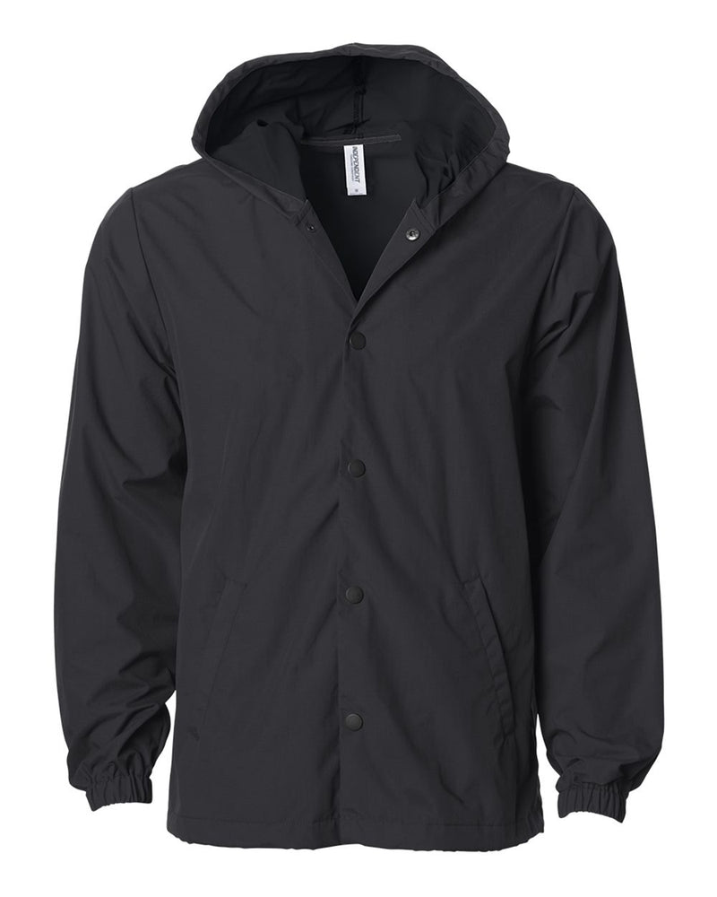 Independent Trading Co. - Water-Resistant Hooded Windbreaker