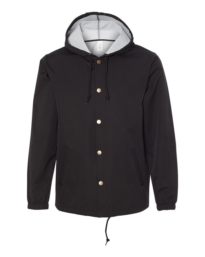 Independent Trading Co. - Water-Resistant Hooded Windbreaker