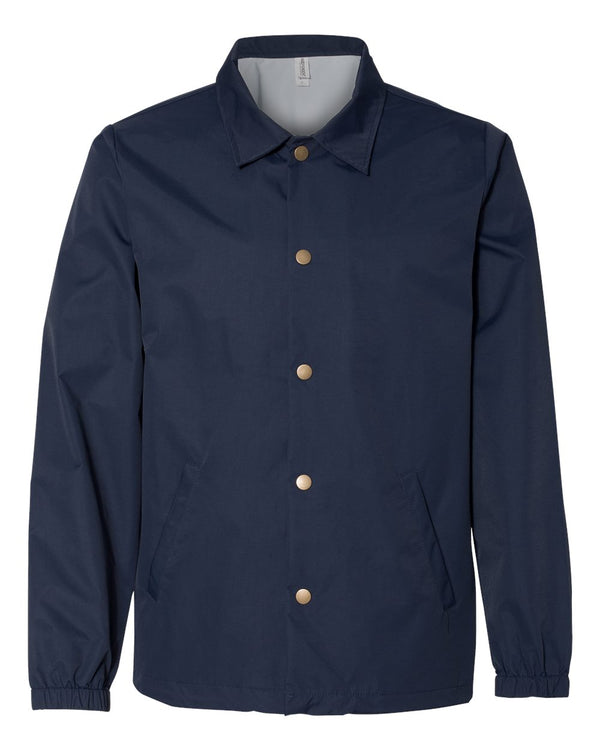 Independent Trading Co. - Water-Resistant Windbreaker Coach’s Jacket