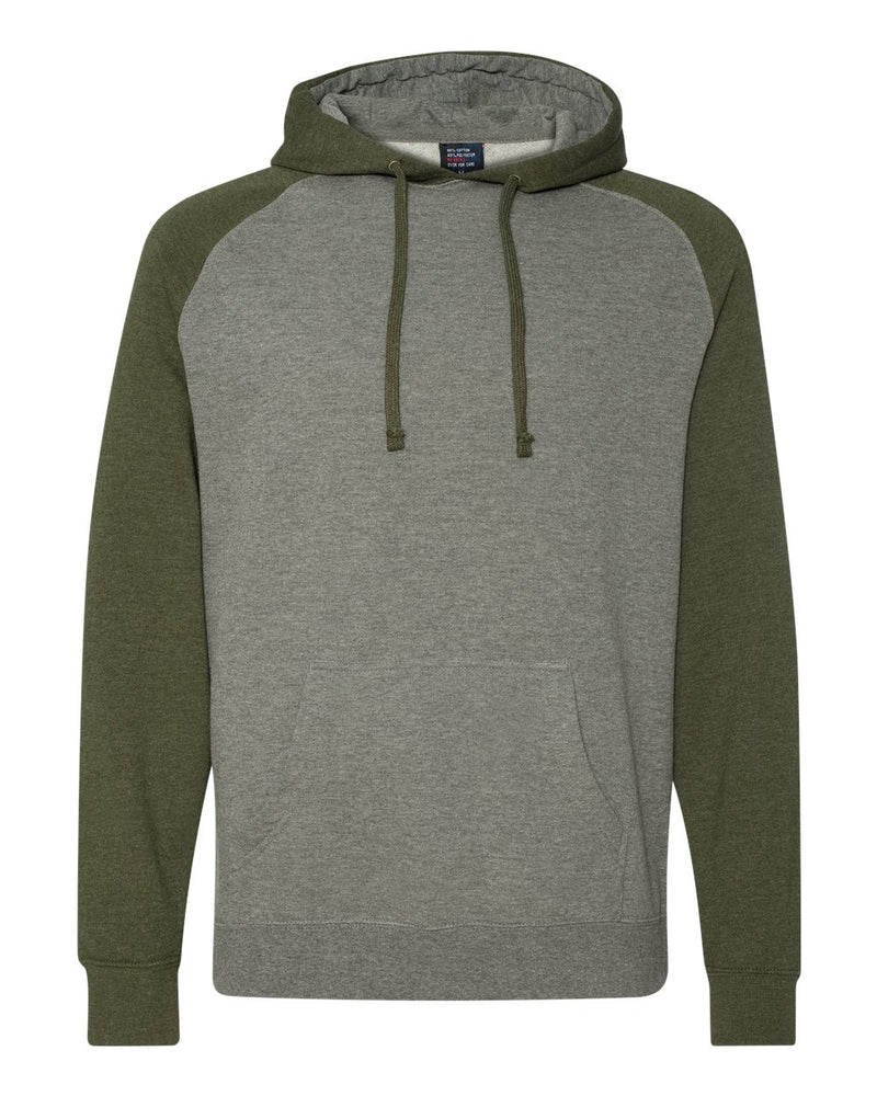 Raglan Hooded Sweatshirt