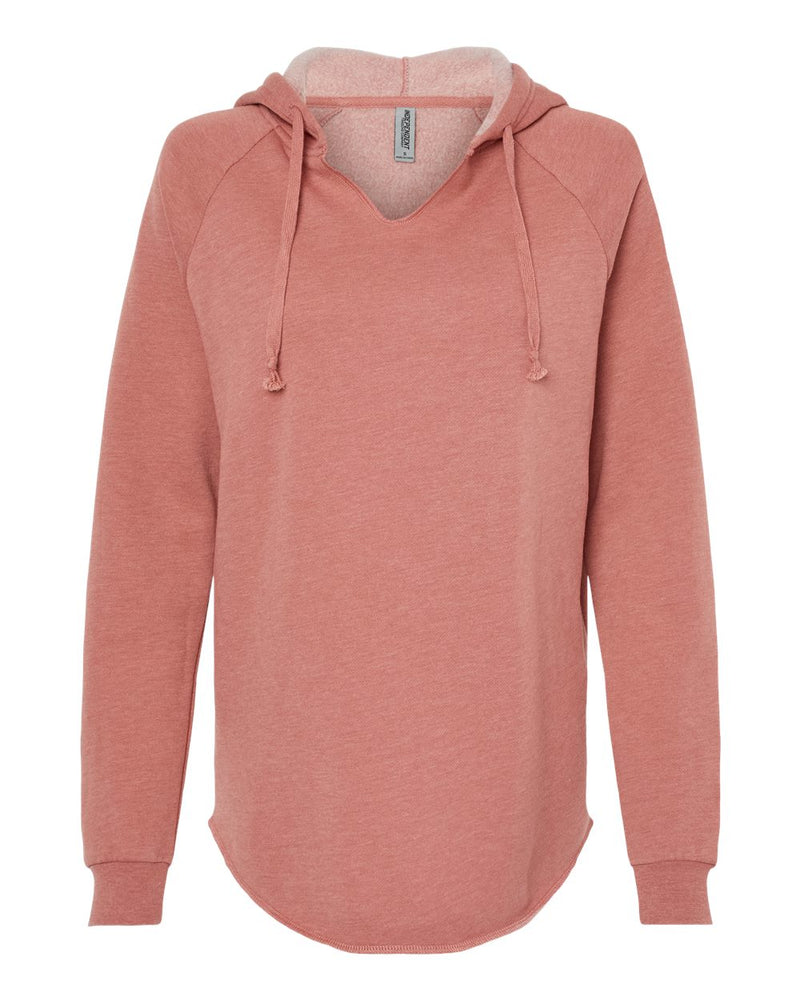 Independent Trading Co. - Women’s Lightweight California Wave Wash Hooded Sweatshirt