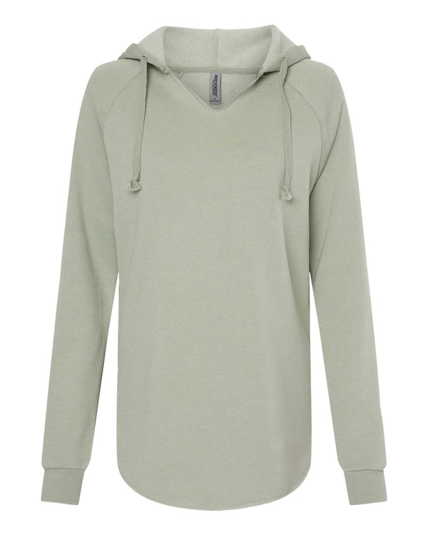 Independent Trading Co. - Women’s Lightweight California Wave Wash Hooded Sweatshirt