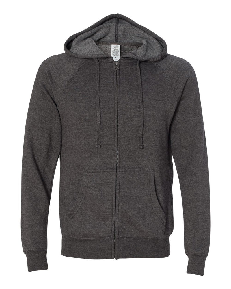 Independent Trading Co. - Special Blend Raglan Full-Zip Hooded Sweatshirt