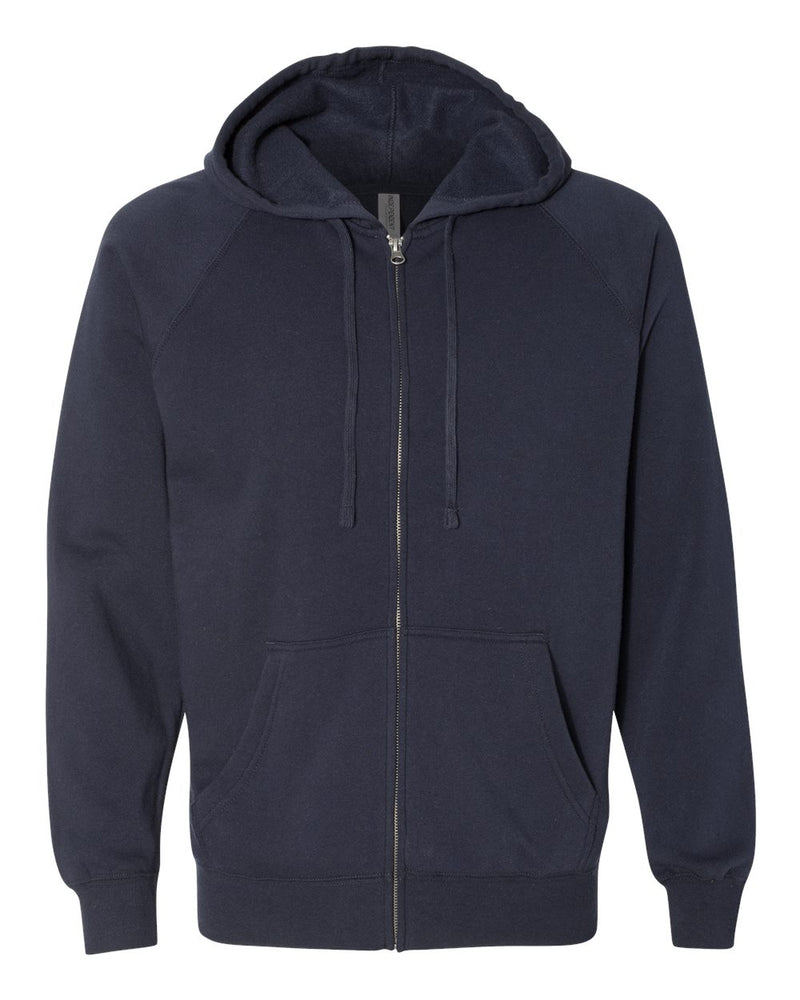 Independent Trading Co. - Special Blend Raglan Full-Zip Hooded Sweatshirt