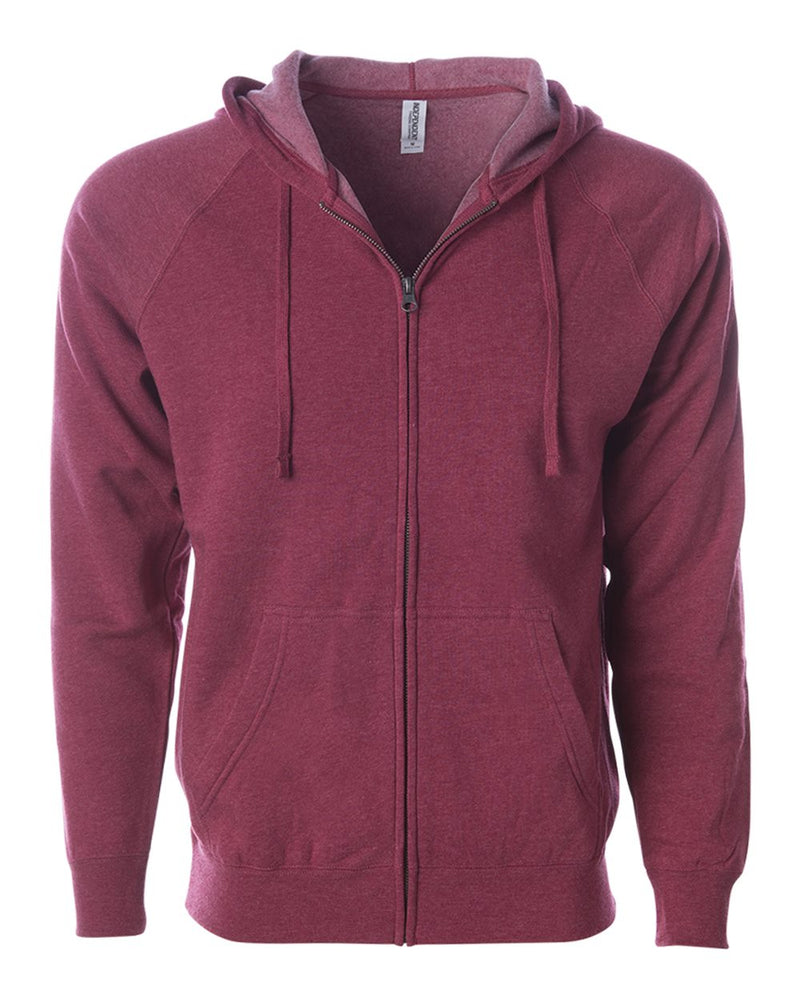 Independent Trading Co. - Special Blend Raglan Full-Zip Hooded Sweatshirt