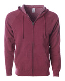 Independent Trading Co. - Special Blend Raglan Full-Zip Hooded Sweatshirt