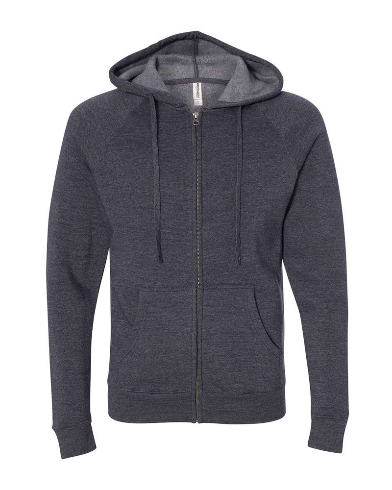 Independent Trading Co. - Special Blend Raglan Full-Zip Hooded Sweatshirt