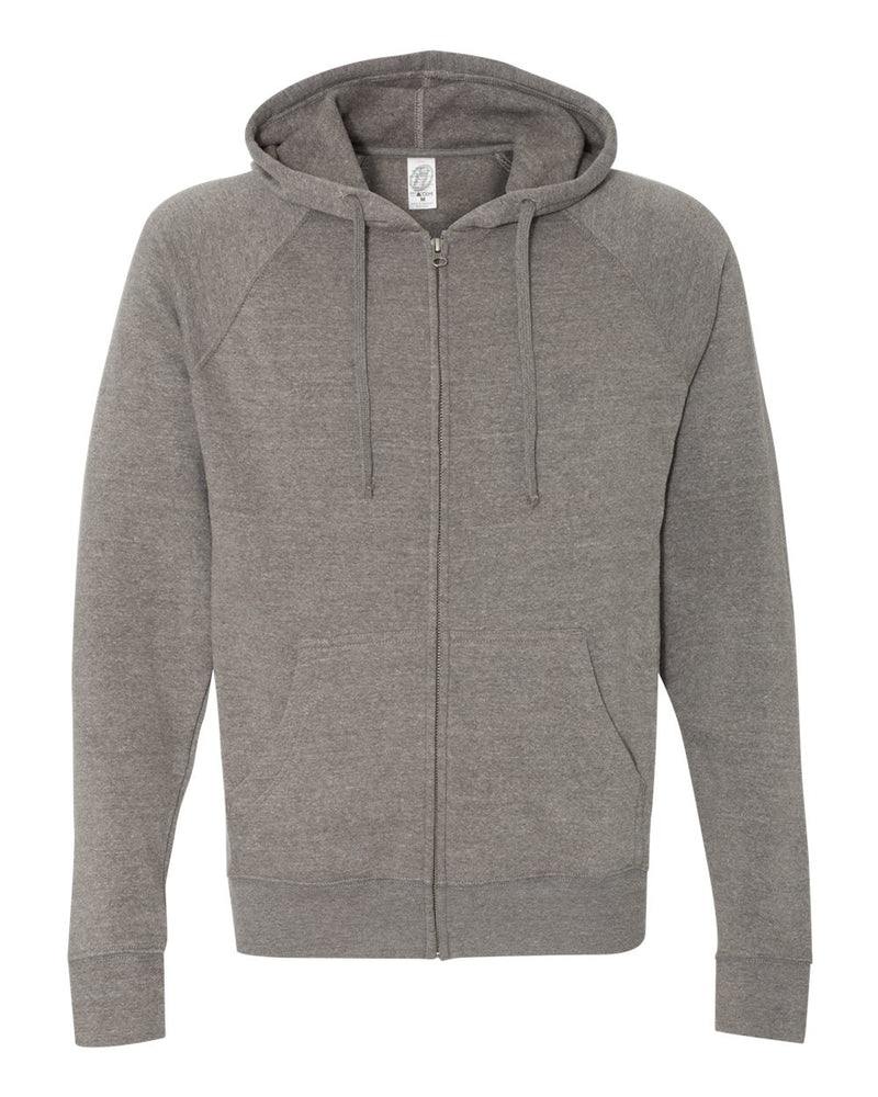 Independent Trading Co. - Special Blend Raglan Full-Zip Hooded Sweatshirt