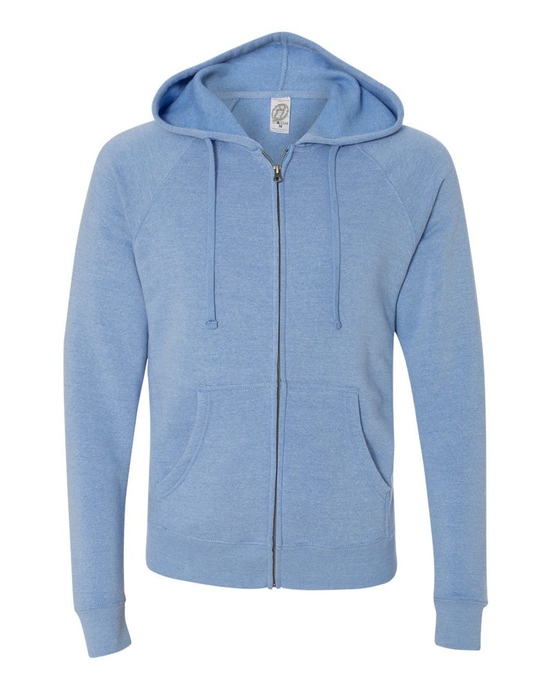 Independent Trading Co. - Special Blend Raglan Full-Zip Hooded Sweatshirt