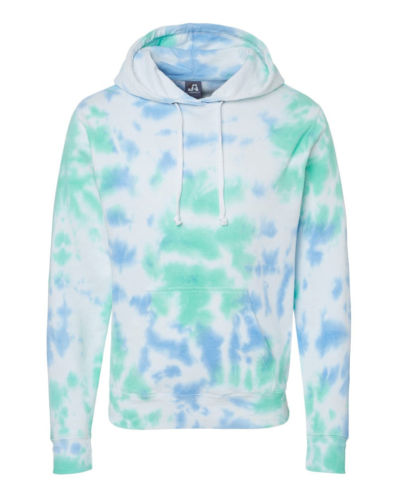 Tie-Dyed Fleece Hooded Sweatshirt
