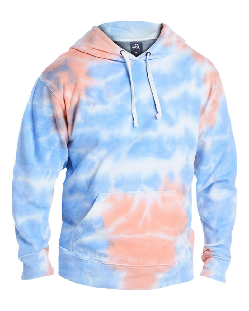 Tie-Dyed Fleece Hooded Sweatshirt