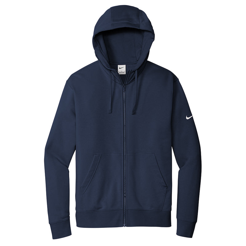 Nike Club Fleece Sleeve Swoosh Full-Zip Hoodie - The Collegiate Lineup