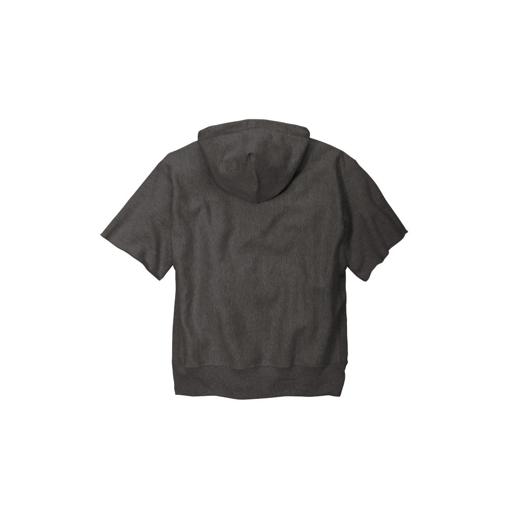 Reverse Weave ® Short Sleeve Hooded Sweatshirt