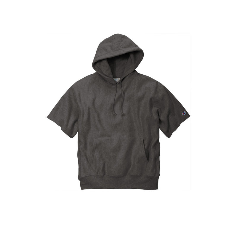 Reverse Weave ® Short Sleeve Hooded Sweatshirt