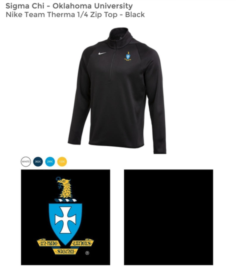 Sigma Chi Quarter Zip