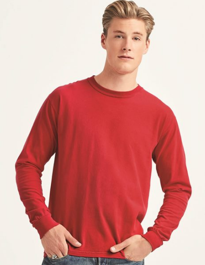 Garment-Dyed Heavyweight Long Sleeve T-Shirt