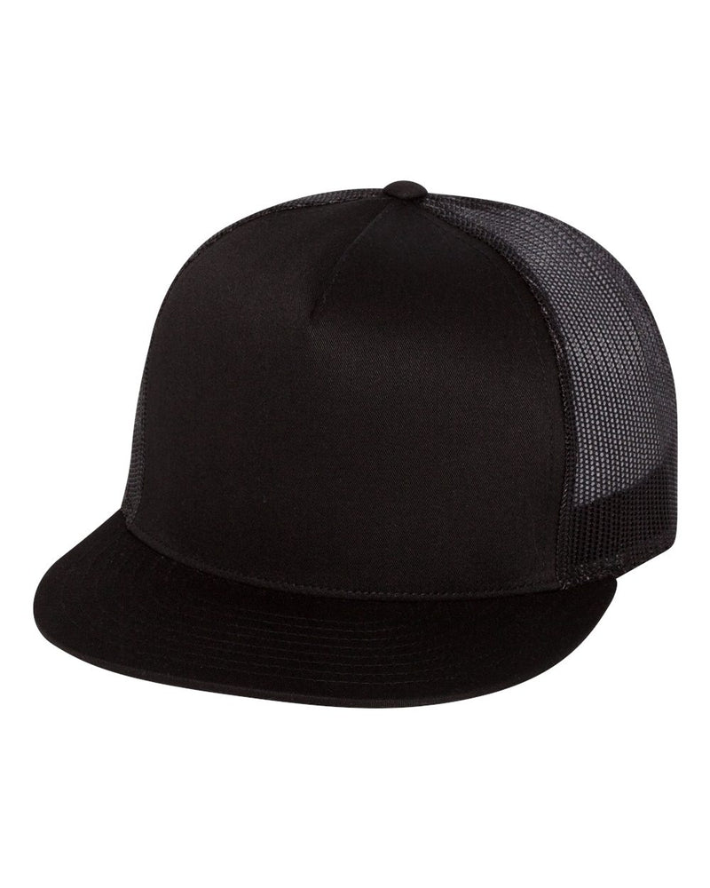 Flat Bill Trucker Cap