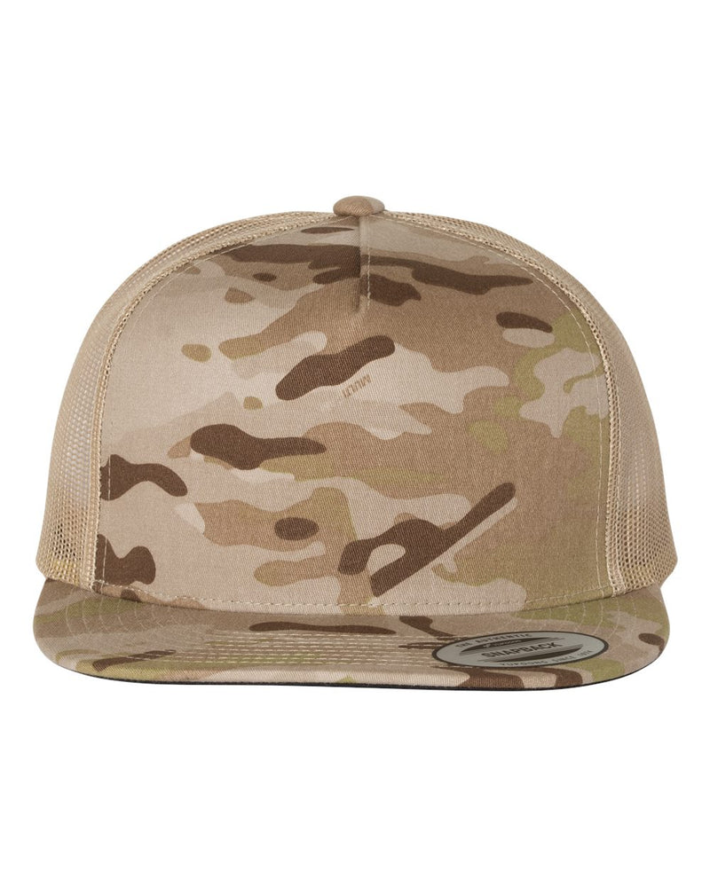 Flat Bill Trucker Cap