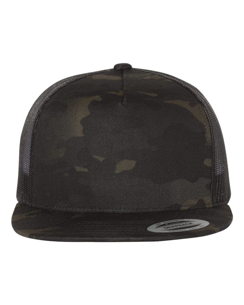 Flat Bill Trucker Cap