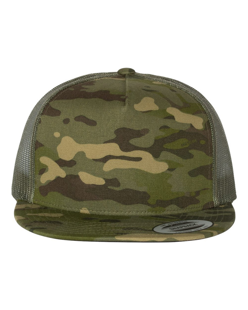 Flat Bill Trucker Cap