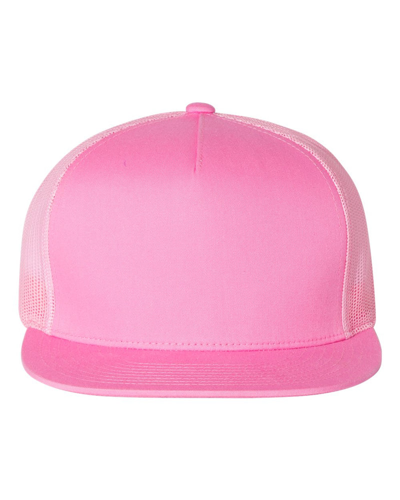Flat Bill Trucker Cap