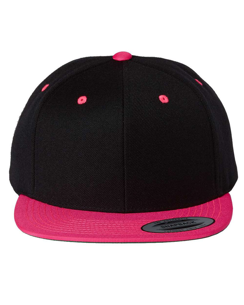 Yupoong Adult 6-Panel Structured Flat Visor Classic Snapback - The Collegiate Lineup