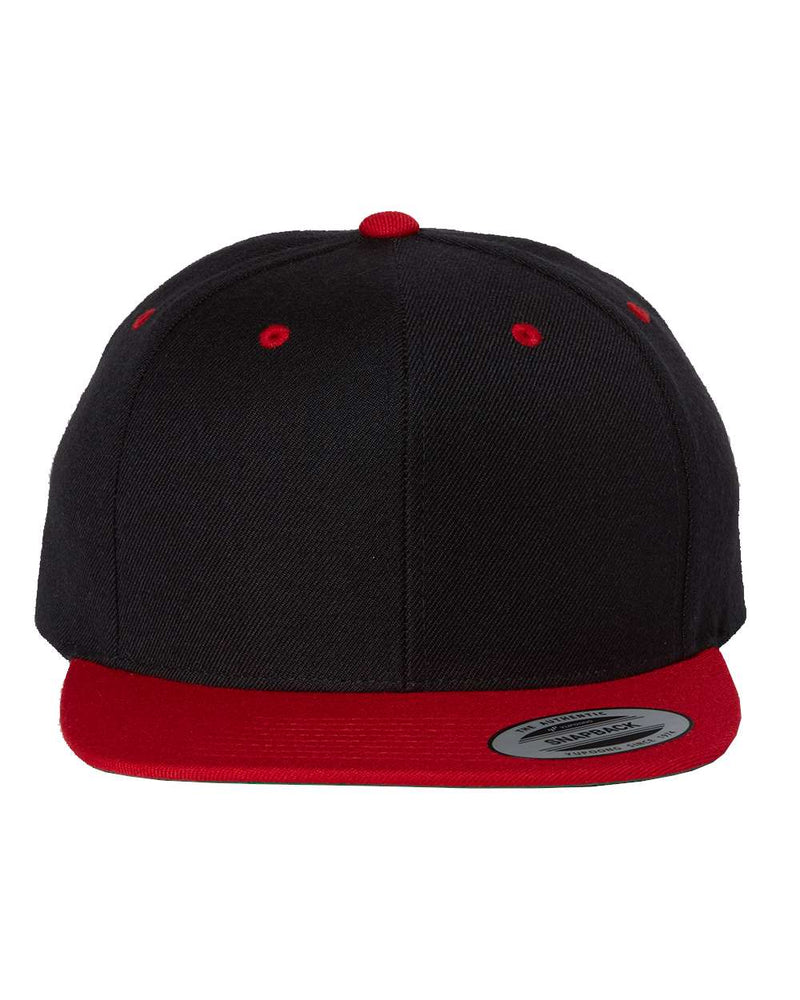Yupoong Adult 6-Panel Structured Flat Visor Classic Snapback - The Collegiate Lineup