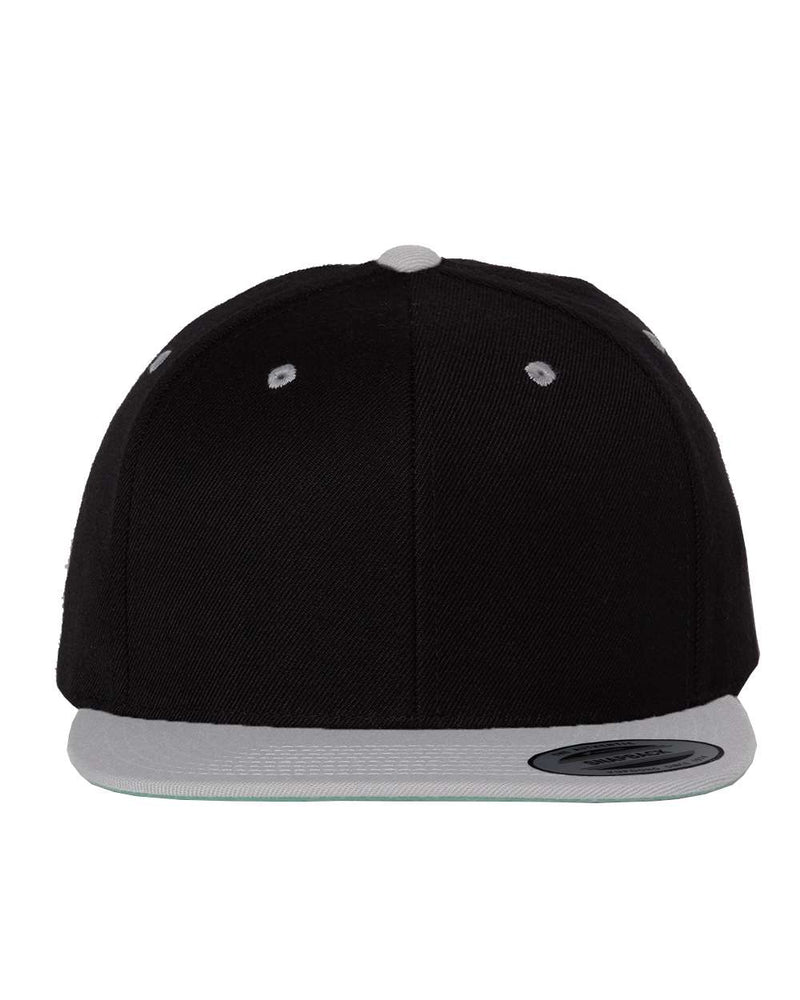 Yupoong Adult 6-Panel Structured Flat Visor Classic Snapback - The Collegiate Lineup