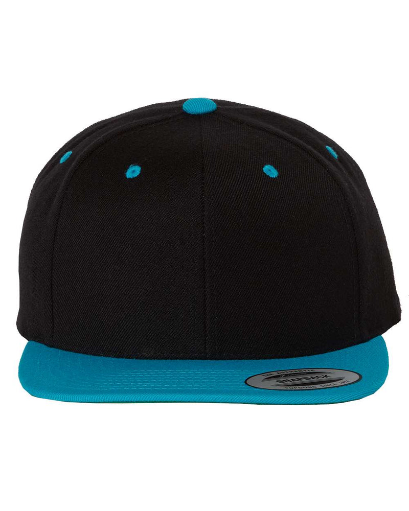Yupoong Adult 6-Panel Structured Flat Visor Classic Snapback - The Collegiate Lineup