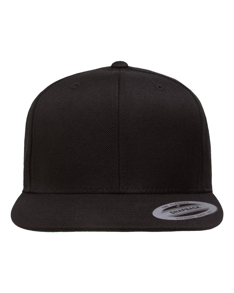 Yupoong Adult 6-Panel Structured Flat Visor Classic Snapback - The Collegiate Lineup