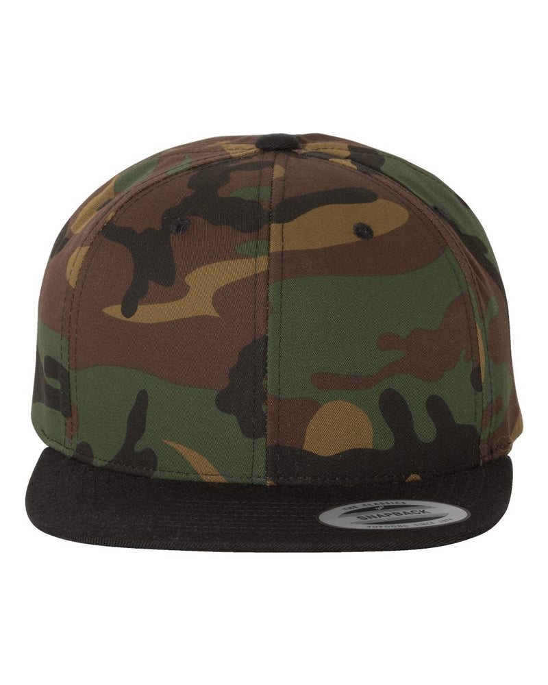 Yupoong Adult 6-Panel Structured Flat Visor Classic Snapback - The Collegiate Lineup