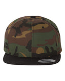 Yupoong Adult 6-Panel Structured Flat Visor Classic Snapback
