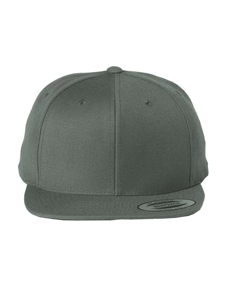 Yupoong Adult 6-Panel Structured Flat Visor Classic Snapback - The Collegiate Lineup