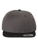 Yupoong Adult 6-Panel Structured Flat Visor Classic Snapback