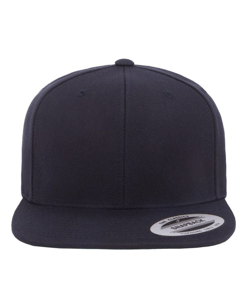 Yupoong Adult 6-Panel Structured Flat Visor Classic Snapback - The Collegiate Lineup